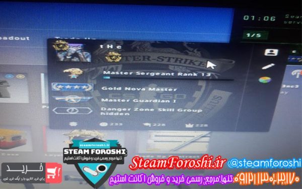 فروش اکانت cs go کد 5950