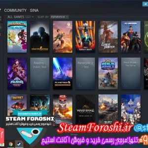 فروش اکانت استیم کد 5968