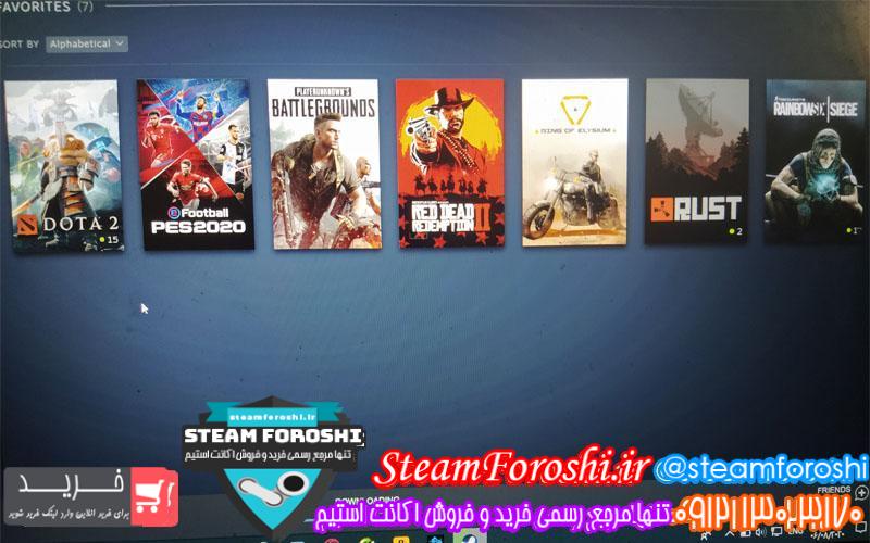 فروش اکانت استیم کد 6008