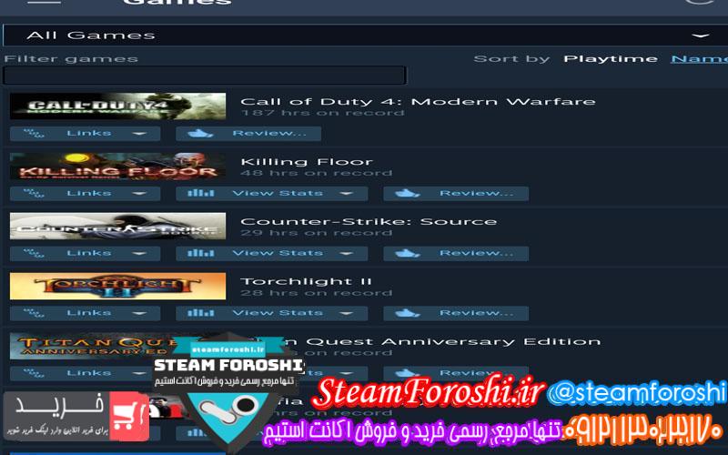 فروش اکانت استیم کد 6015