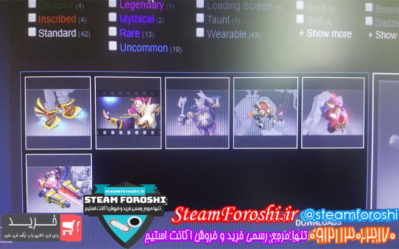 فروش اکانت دوتا 2 کد 6022