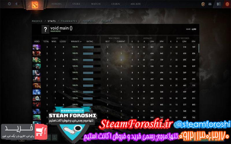 فروش اکانت استیم کد 6027