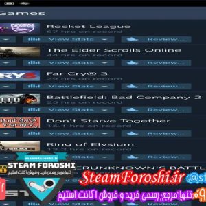 فروش اکانت استیم کد 6036