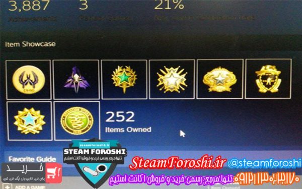 فروش اکانت cs go کد 6043