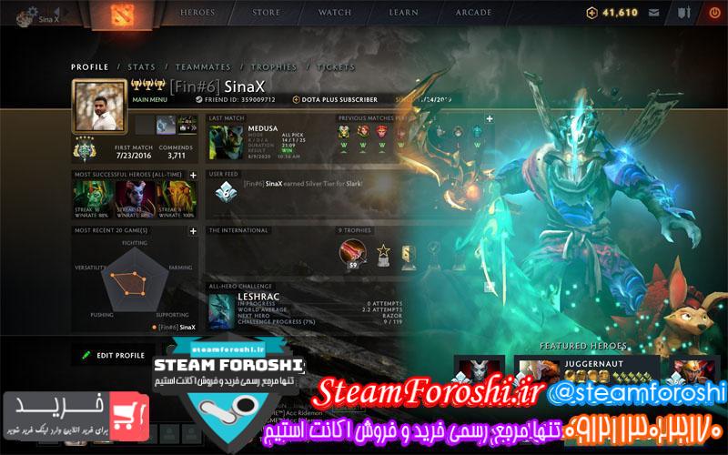 فروش اکانت استیم کد 6047