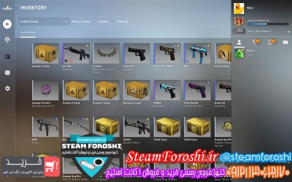 فروش اکانت cs go کد 6054
