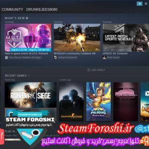 فروش اکانت استیم کد 6056