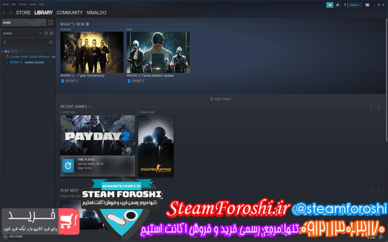 فروش اکانت استیم کد 6086