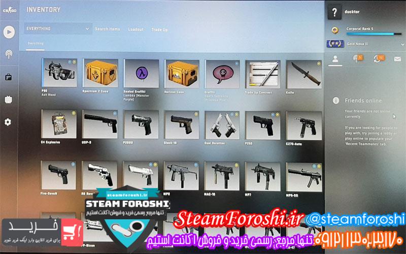 فروش اکانت cs go کد 6089