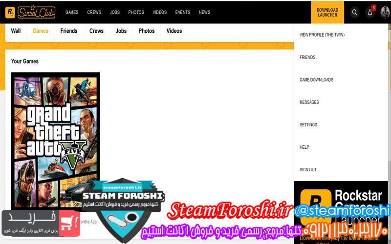 فروش اکانت استیم کد 6136