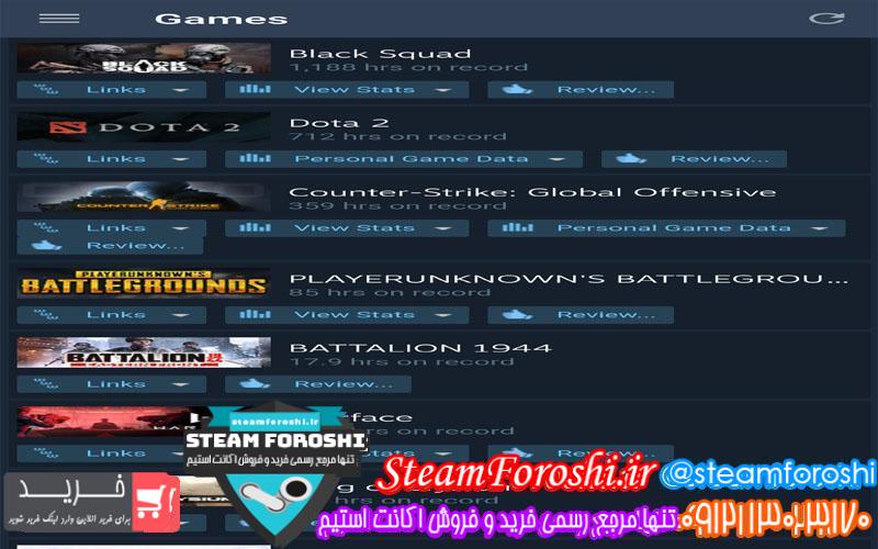 فروش اکانت استیم کد 6138