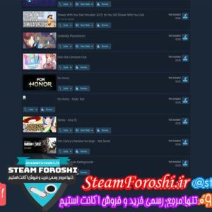 فروش اکانت استیم کد 6146