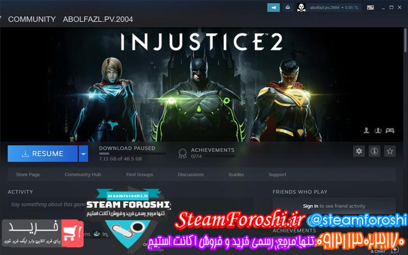 فروش اکانت استیم کد 6184