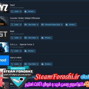 فروش اکانت استیم کد 6186