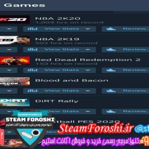 فروش اکانت استیم کد 6191