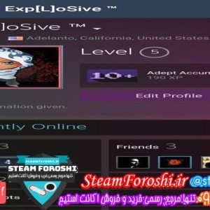 فروش اکانت استیم کد 6213