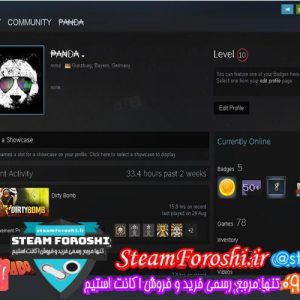 فروش اکانت استیم کد 6214