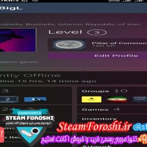 فروش اکانت استیم کد 6248