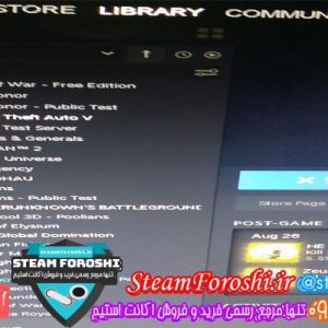 فروش اکانت استیم کد 6258