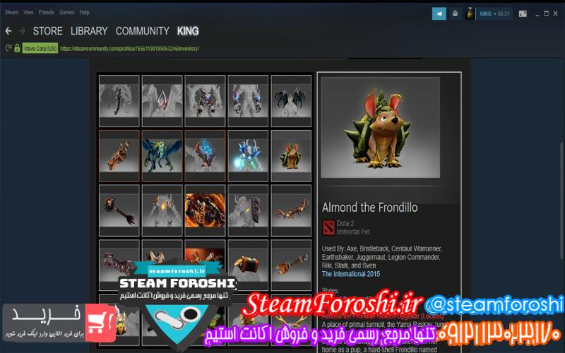 فروش اکانت استیم کد 6459