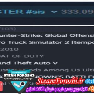 فروش اکانت استیم کد 6287