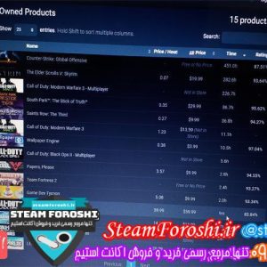 فروش اکانت استیم کد 6301