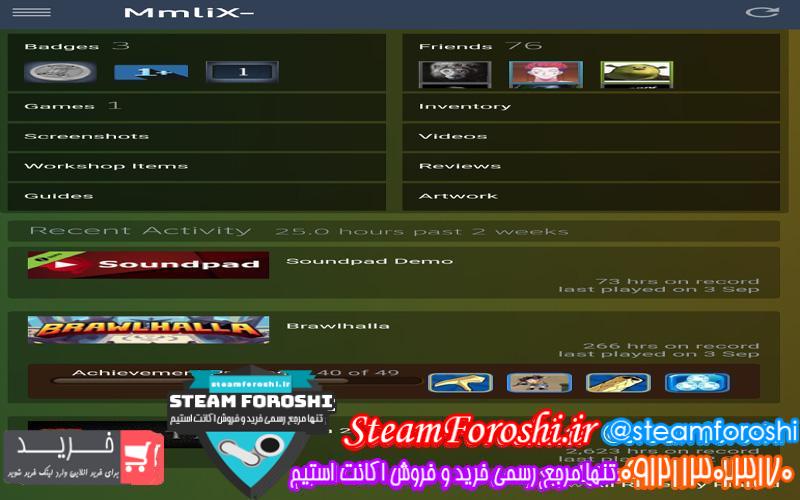 فروش اکانت استیم کد 6311