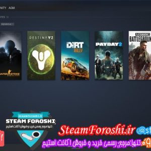 فروش اکانت استیم کد 6316