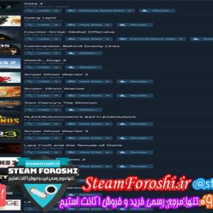 فروش اکانت استیم کد 6324