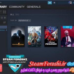 فروش اکانت استیم کد 6337