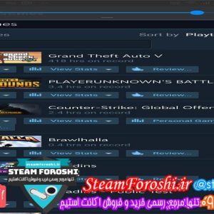 فروش اکانت استیم کد 6368