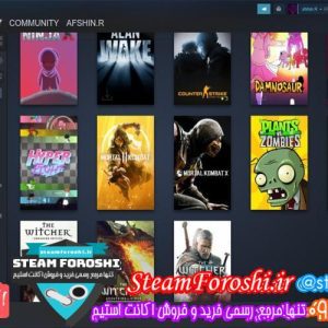 فروش اکانت استیم کد 6389