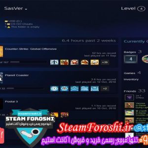 فروش اکانت استیم کد 6402