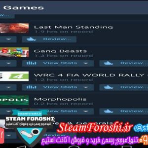 فروش اکانت استیم کد 6403