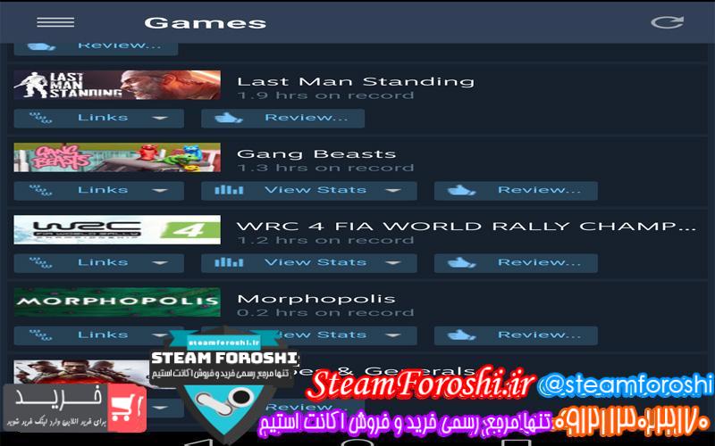 فروش اکانت استیم کد 6403