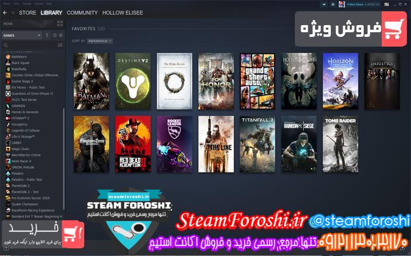 فروش اکانت استیم کد 6447