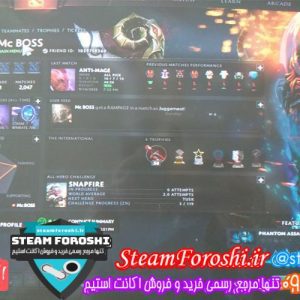 فروش اکانت دوتا 2 کد 6452