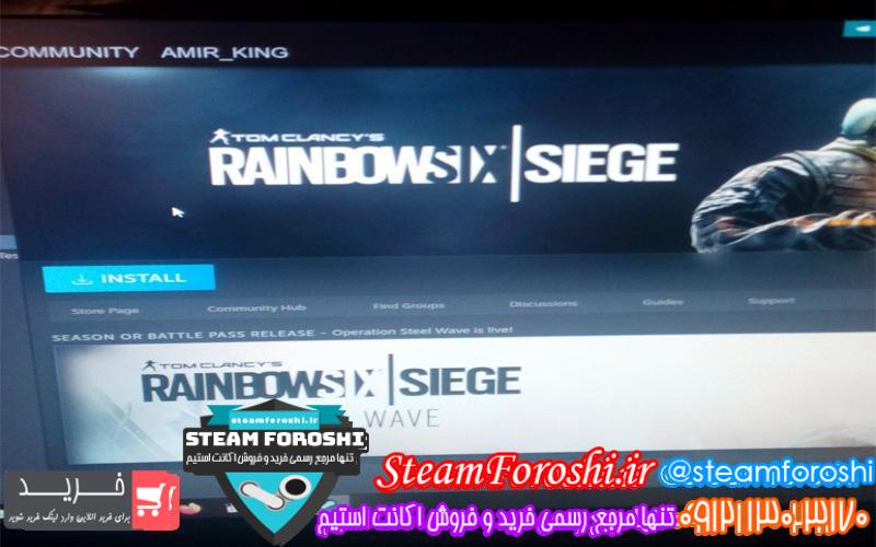 فروش اکانت استیم کد 6469