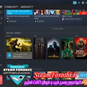 فروش اکانت استیم کد 6470