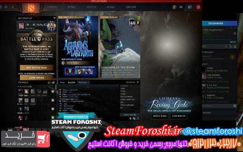 فروش اکانت استیم کد 6473