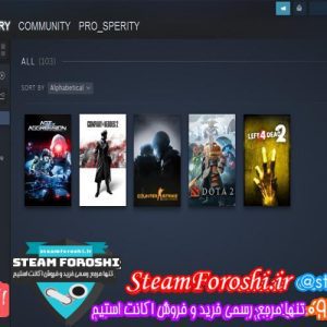 فروش اکانت استیم کد 6474