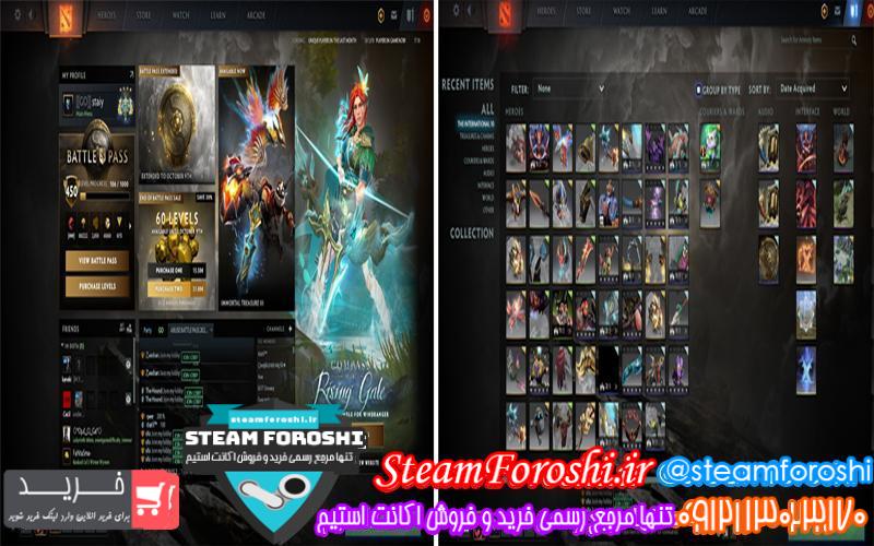 فروش اکانت دوتا 2 کد 6497