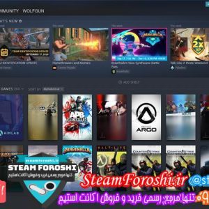 فروش اکانت استیم کد 6498