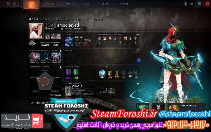 فروش اکانت استیم کد 6505