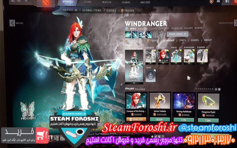 فروش اکانت دوتا 2 کد 6507