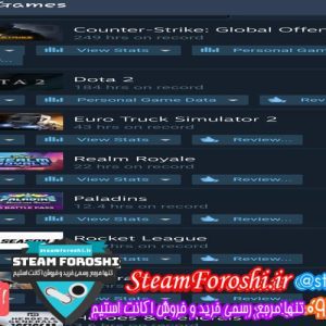 فروش اکانت استیم کد 6516