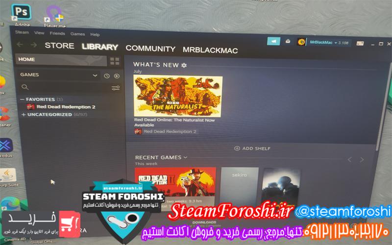 فروش اکانت استیم کد 6522