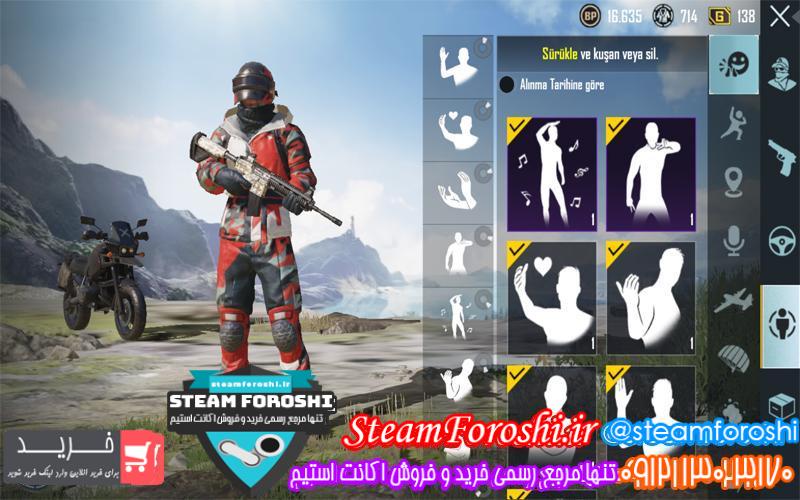 فروش اکانت پابجی کد 6530