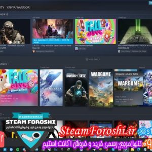 فروش اکانت استیم کد 6535