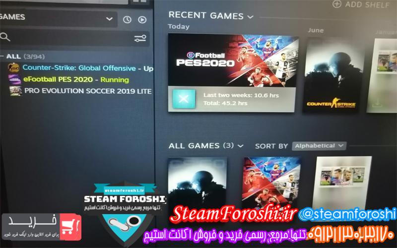 فروش اکانت استیم کد 6540